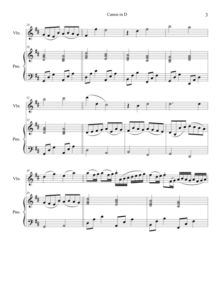 Canon in D for Violin and Piano image number null
