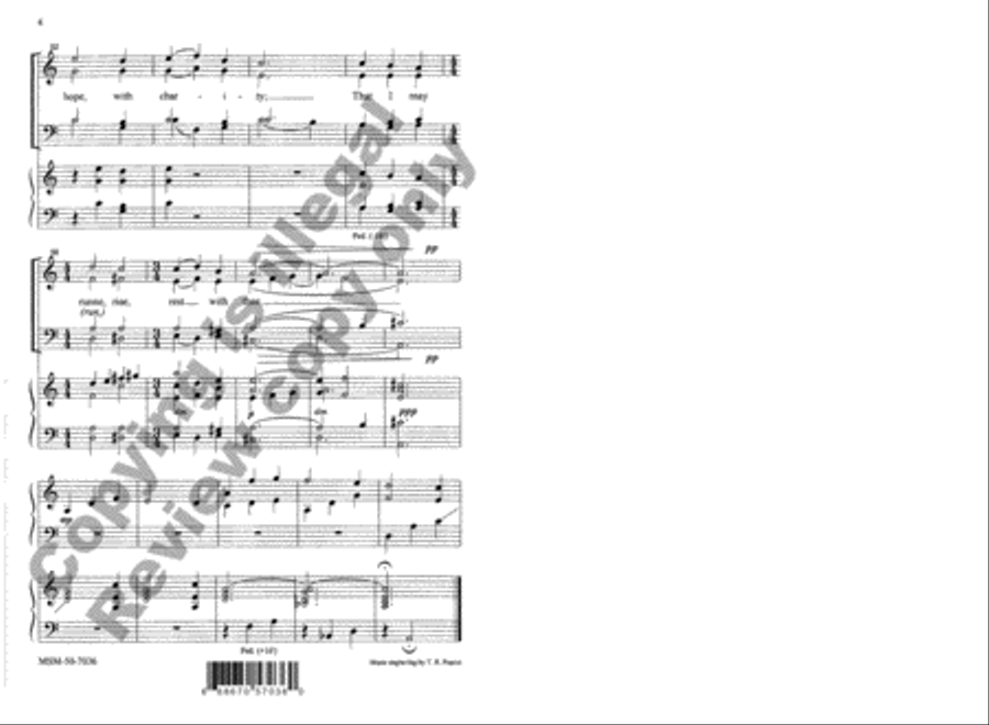 Lord, Who Hast Formed Me 4-Part scores gallery preview page 5