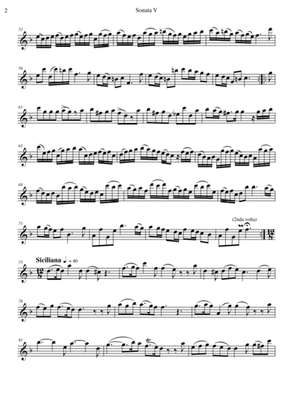 Sonata V for flute or alto recorder and guitar image number null
