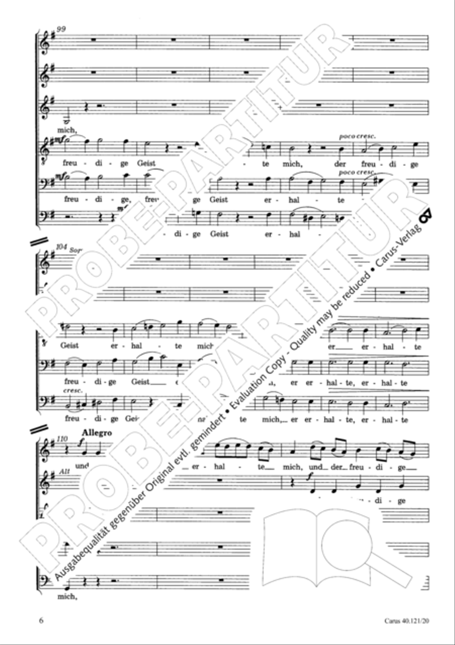 Make in me, o God a clean pure heart Choir scores gallery preview page 7