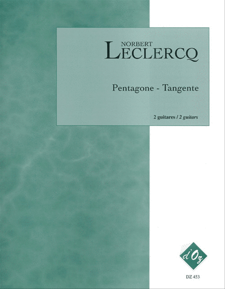 Pentagone - Tangente Classical Guitar scores gallery preview page 1
