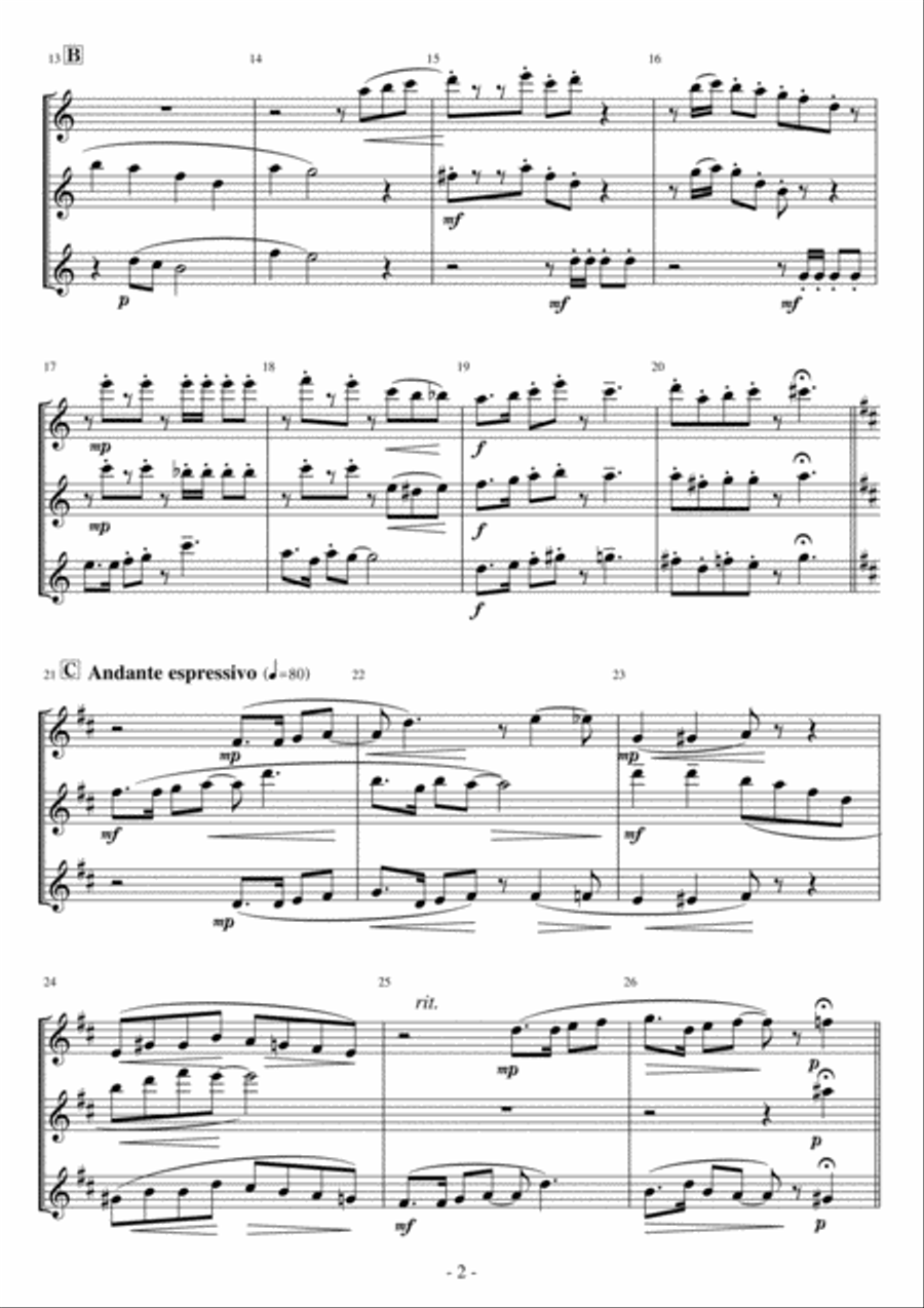 Zip-A-Dee-Doo-Dah Flute Solo scores gallery preview page 2