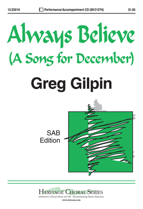 Book cover for Always Believe