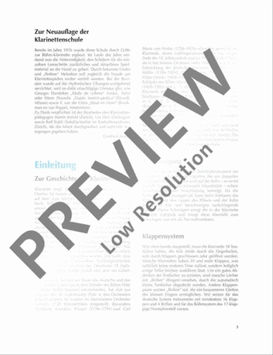 New Clarinet School Clarinet scores gallery preview page 4