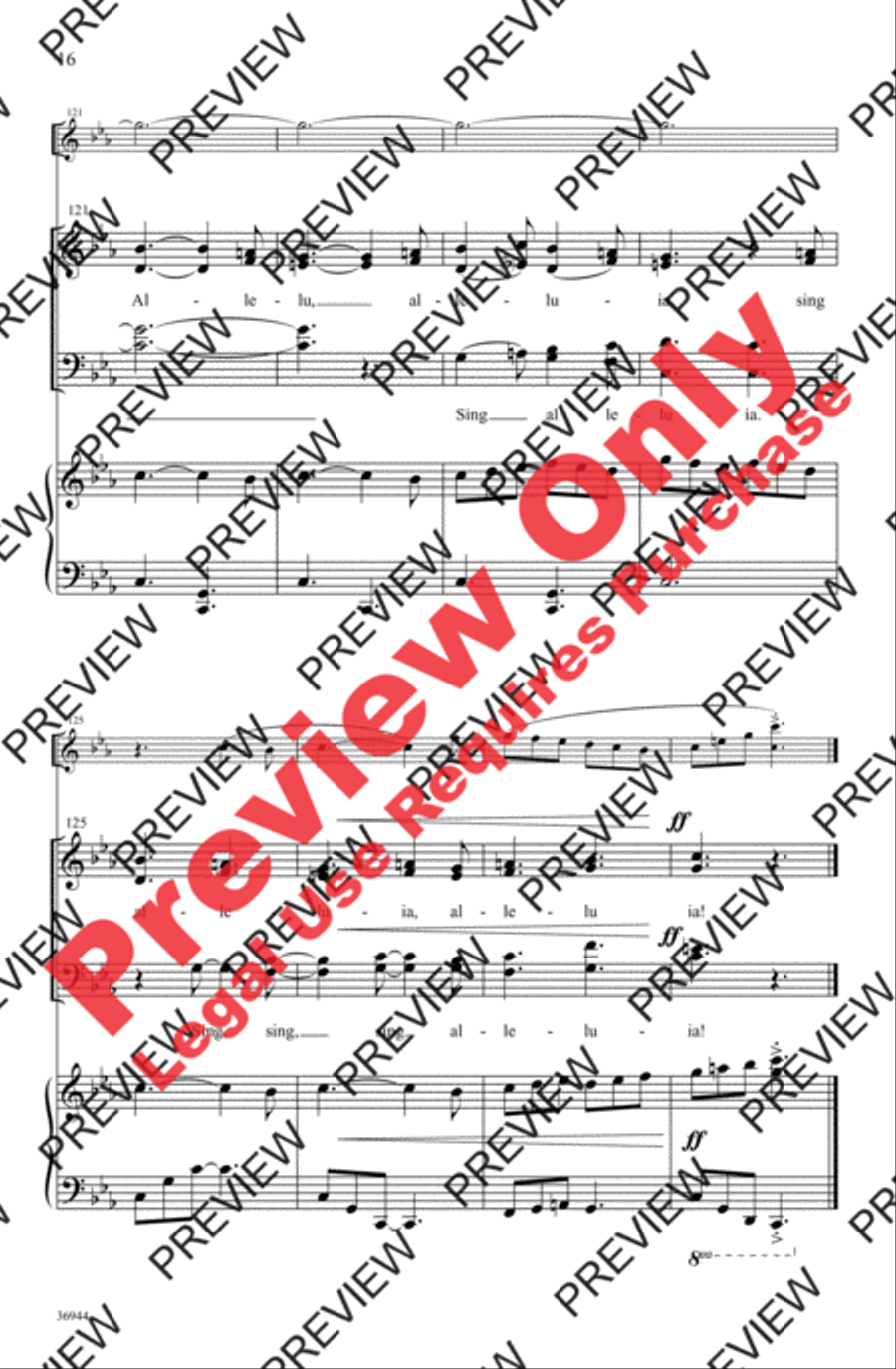 Adam Lay yBounden 4-Part scores gallery preview page 16