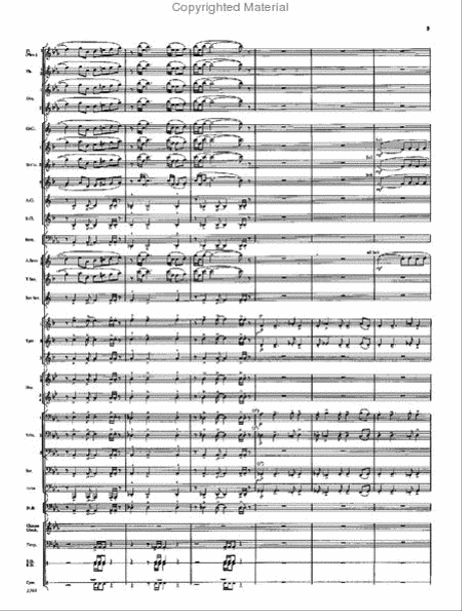 Symphonic Scenario Concert Band scores gallery preview page 8