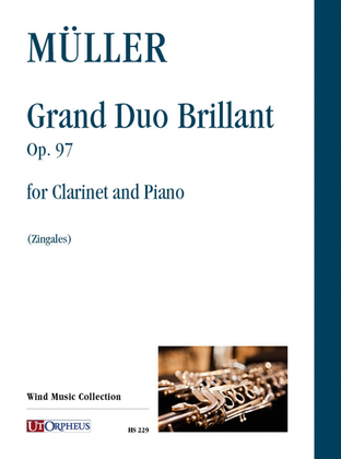 Book cover for Grand Duo Brillant Op. 97 for Clarinet and Piano