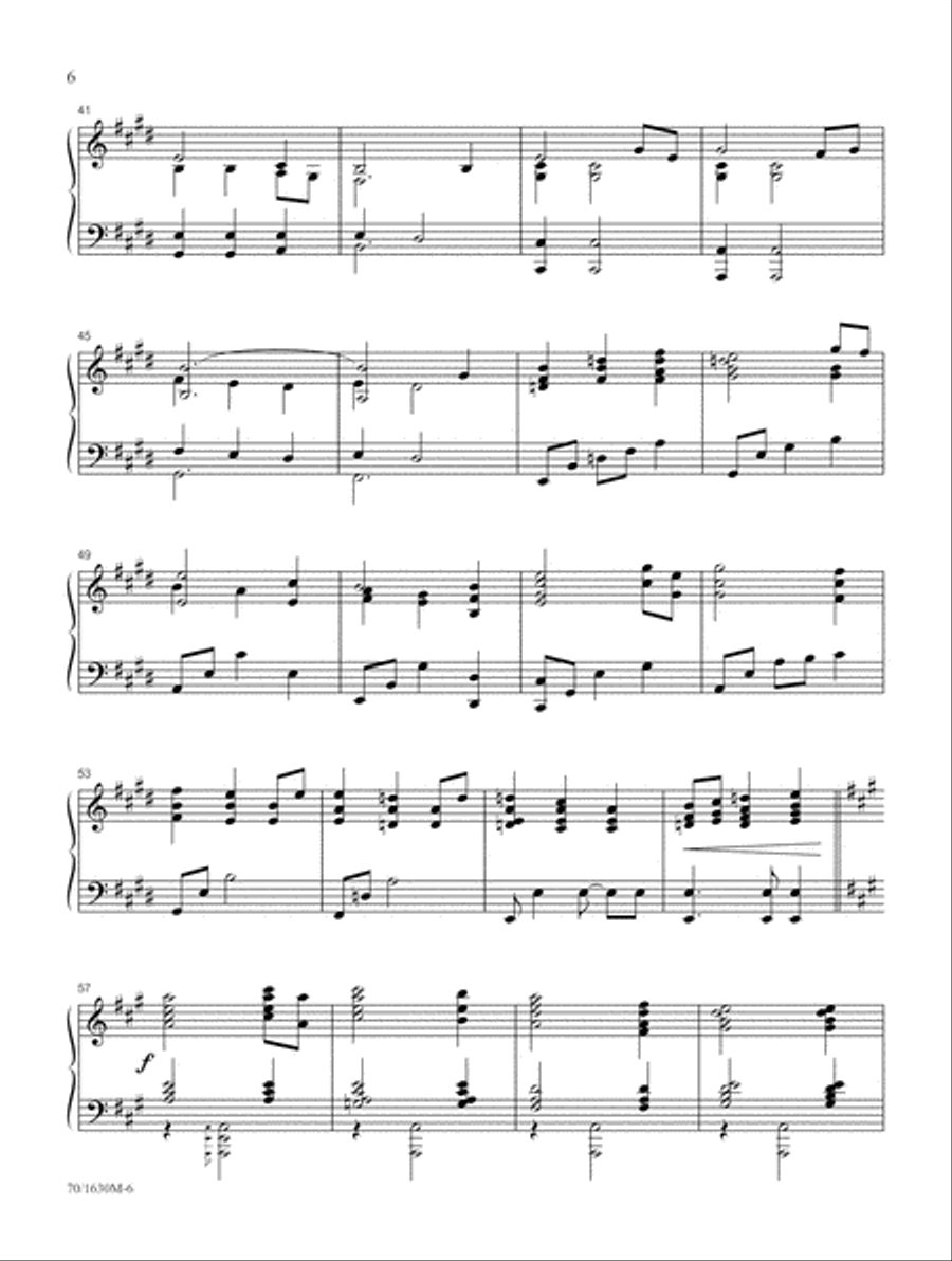 Sweet By and By (Digital Delivery) Piano Solo scores gallery preview page 6