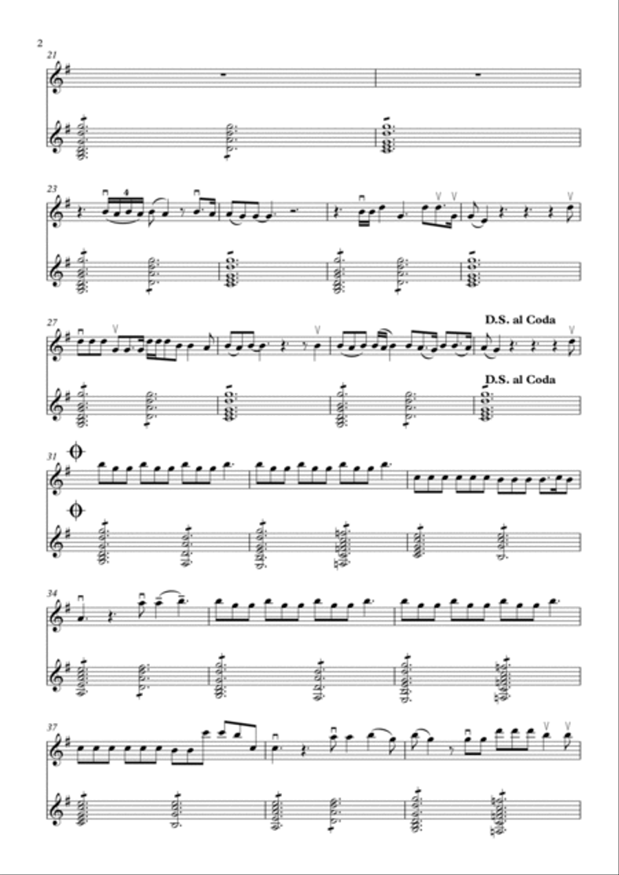Lover Lover String Duet scores gallery preview page 2