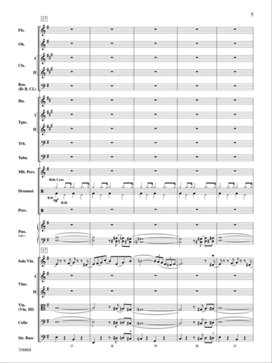The Pink Panther The Pink Panther Full Orchestra scores gallery preview page 5