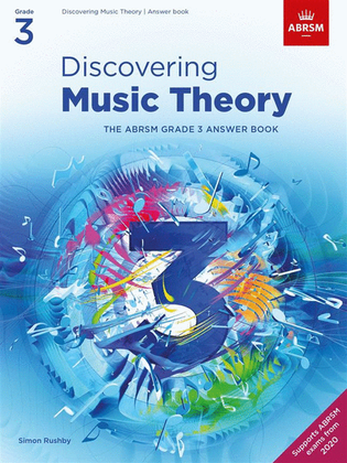 Book cover for Discovering Music Theory, The ABRSM Grade 3 Answer Book