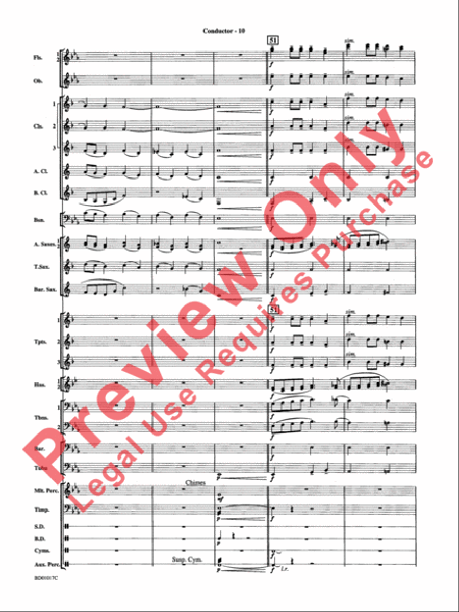 Outback Fantasy Outback Fantasy Concert Band scores gallery preview page 13