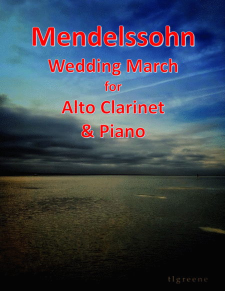 Mendelssohn: Wedding March for Alto Clarinet & Piano image number null