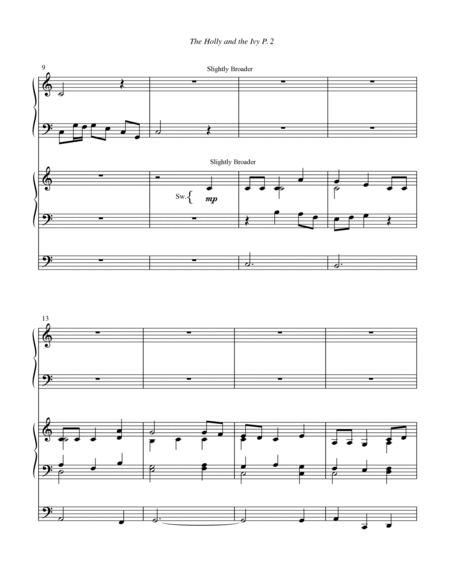 The Holly and the Ivy--Piano/Organ Duet.pdf image number null
