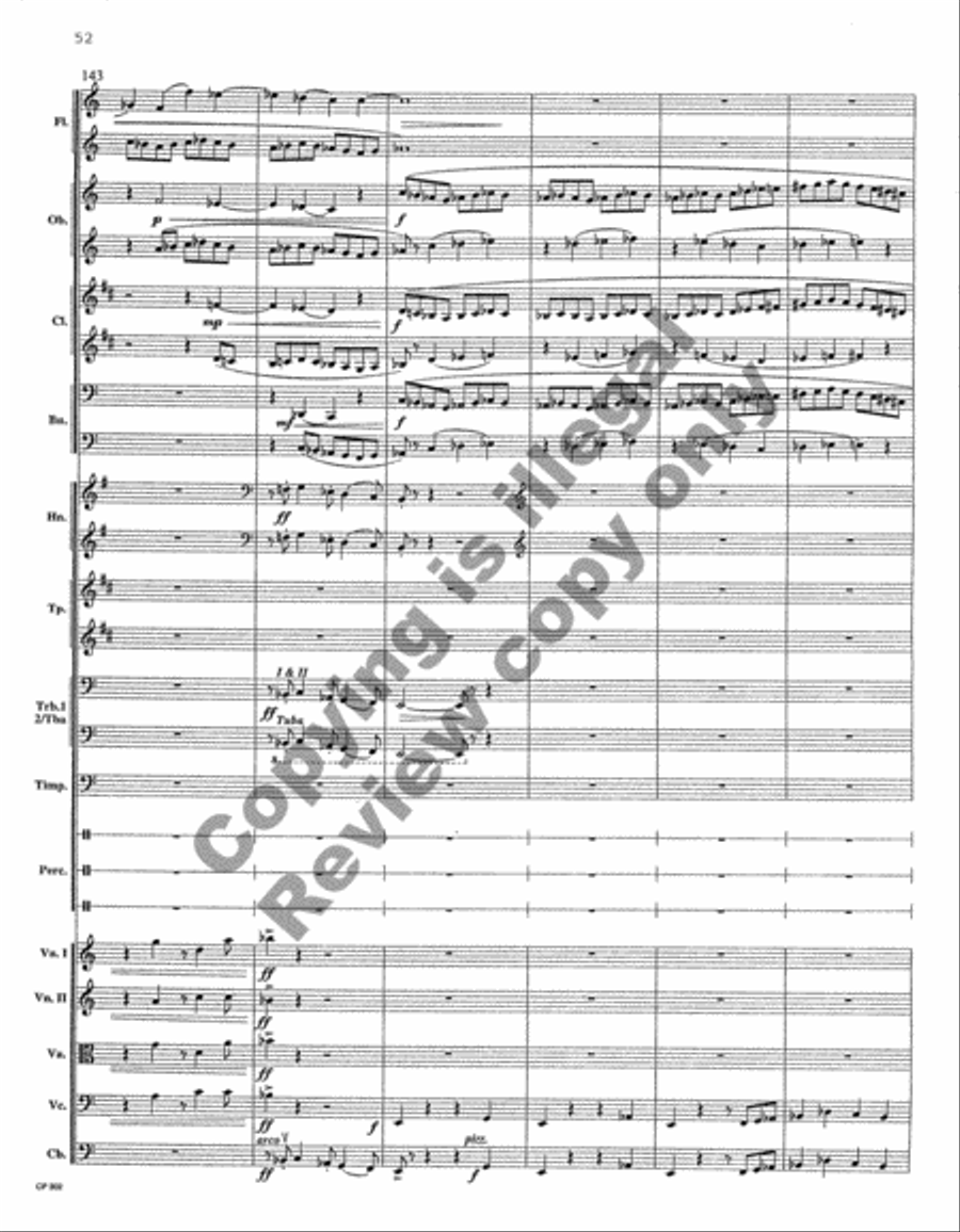 Symphony No. 1 Full Orchestra scores gallery preview page 156