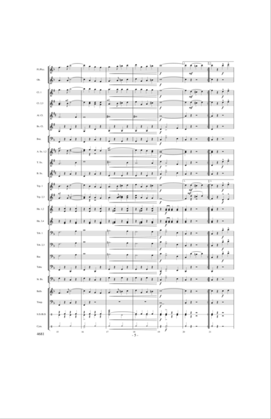Gallant Marines Gallant Marines Concert Band scores gallery preview page 4