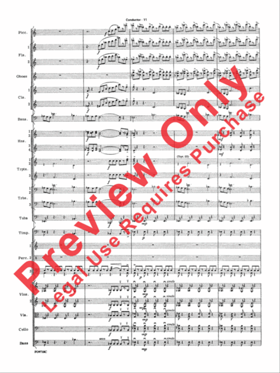 The Empire Strikes Back Medley Full Orchestra scores gallery preview page 42