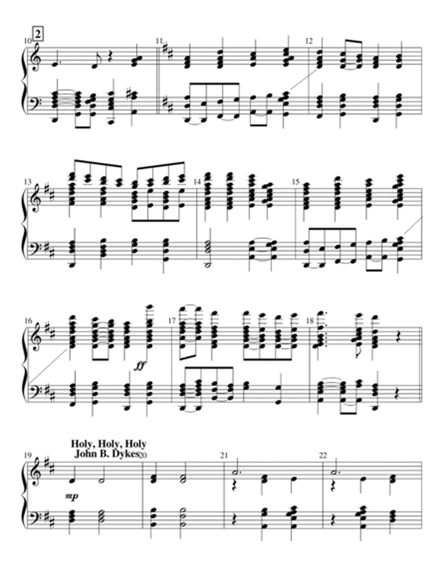 Holy God Medley (for 4 and 5 octave handbell choirs) image number null