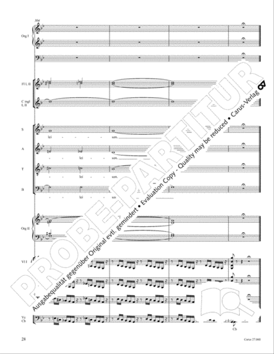 Messe a quatre voix 4-Part scores gallery preview page 39