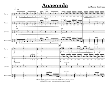 Anaconda w/Tutor Tracks