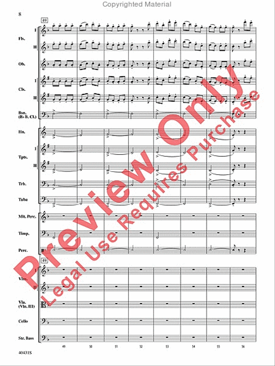 Leroy Anderson's Irish Suite, Part 2 (Themes from) Full Orchestra scores gallery preview page 9