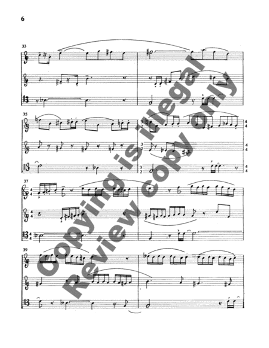 Aperitif for a Feast of Music Brass Trio scores gallery preview page 5