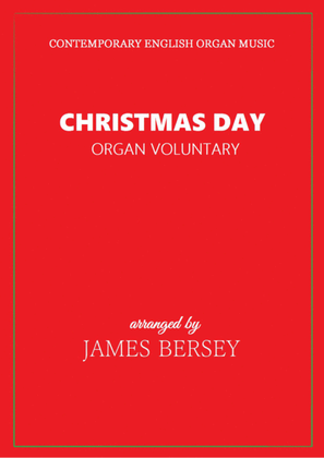 Book cover for Christmas Day Organ Voluntary