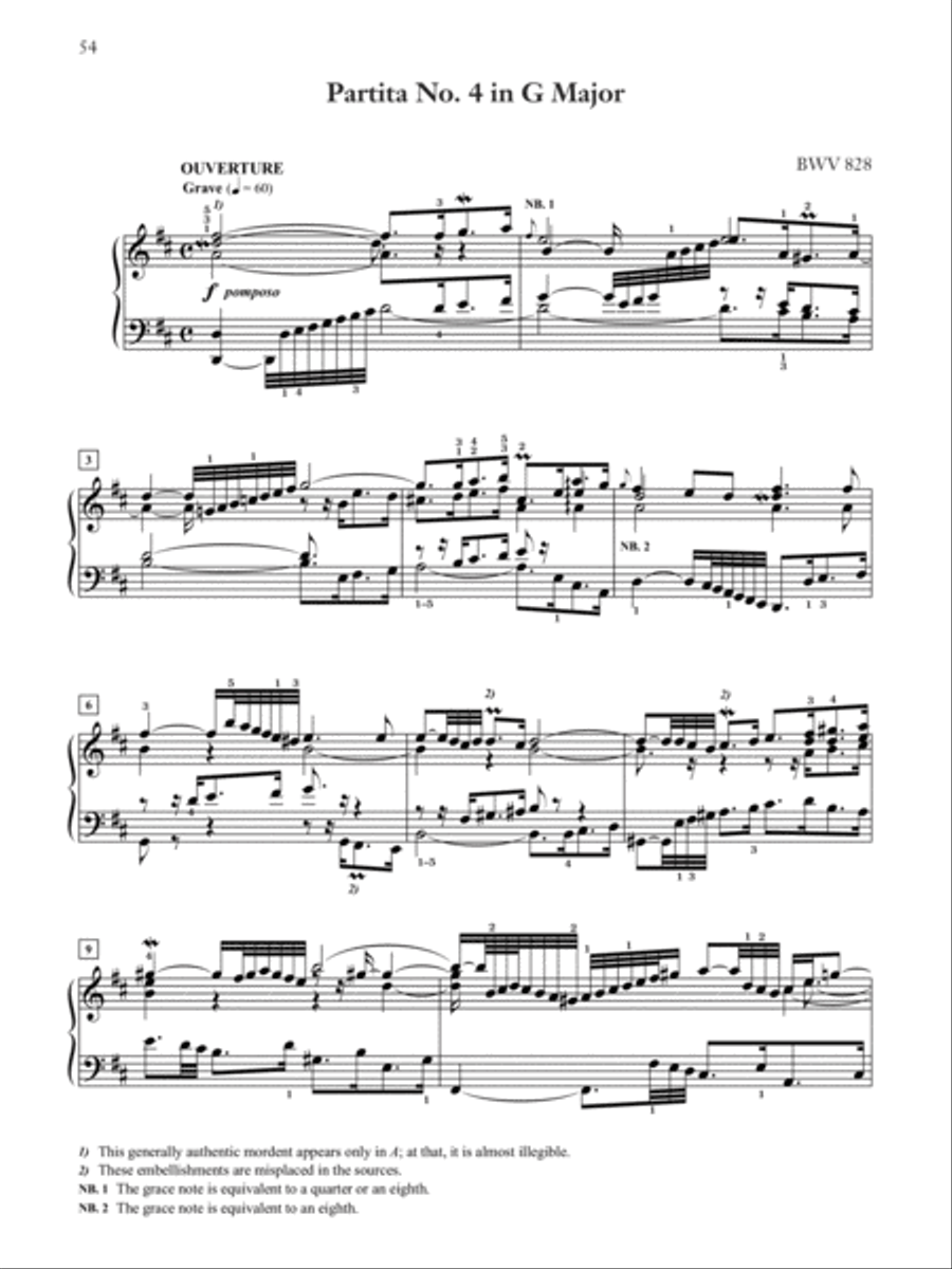 Six Partitas, BWV 825--830 Small Ensemble scores gallery preview page 8