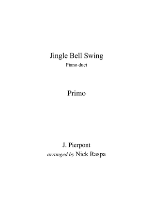 Book cover for Jingle Bell Swing (1 piano 4 hands) Primo