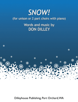 Book cover for Snow unison/2 part
