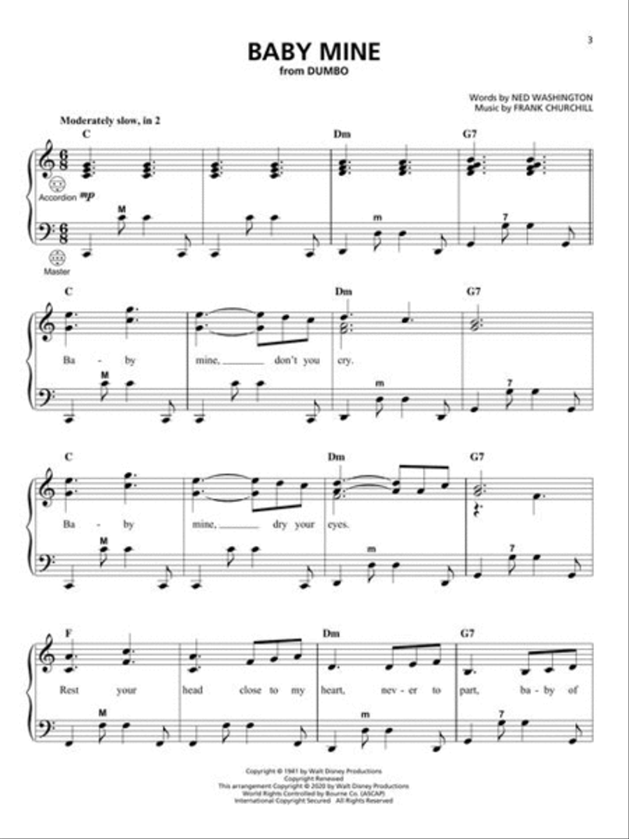 Disney Favorites for Accordion Accordion scores gallery preview page 5
