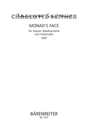 Book cover for Monads Face for Soprano, Bass Clarinet and Violoncello
