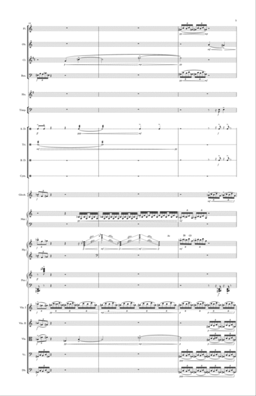 Twelve Percussion Ensemble scores gallery preview page 5