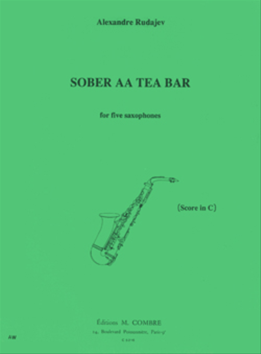 Sober AA tea bar Saxophone Quintet scores gallery preview page 1