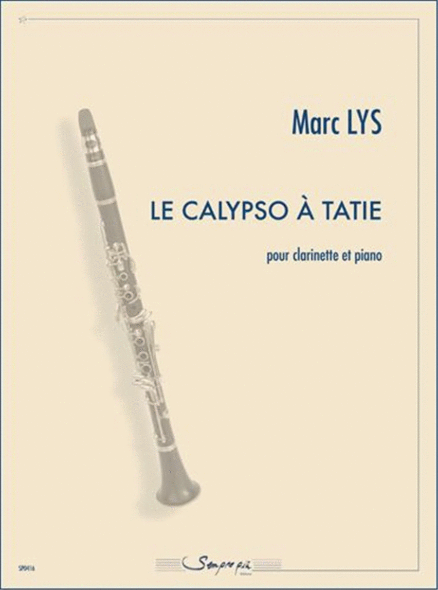 Le Calypso a Tatie Clarinet Solo scores gallery preview page 1