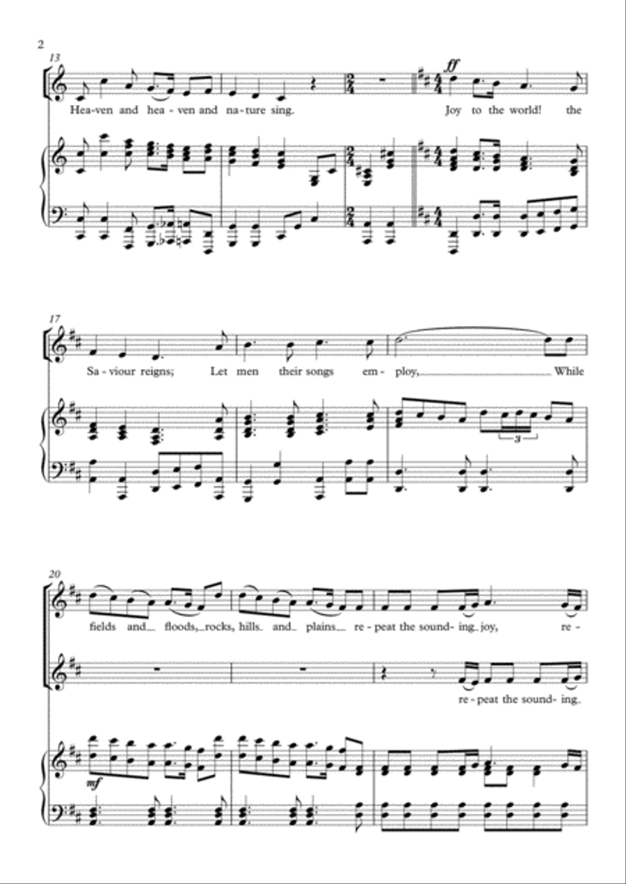Joy To The World Joy To The World SA scores gallery preview page 2