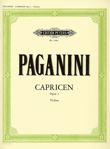 Nicolo Paganini: Caprices (24)