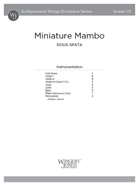 Miniature Mambo image number null