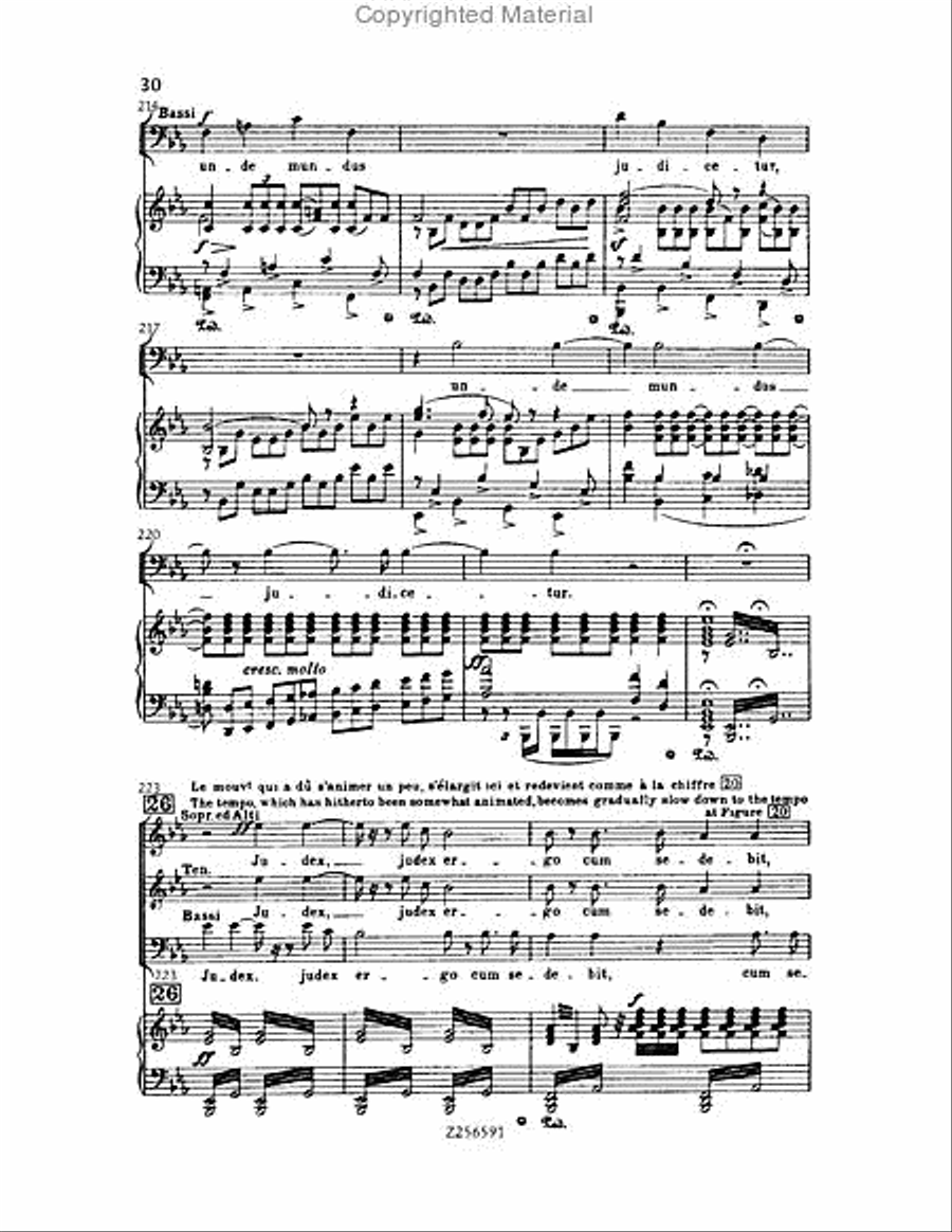 Grande Messe du Morts, H 75 Choir scores gallery preview page 30
