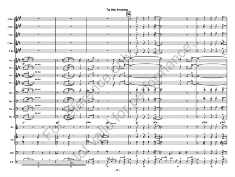 The Main Attraction Jazz Ensemble scores gallery preview page 19