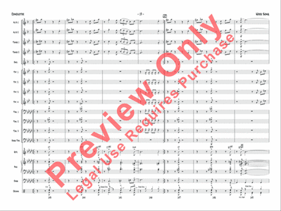 Work Song Jazz Ensemble scores gallery preview page 40