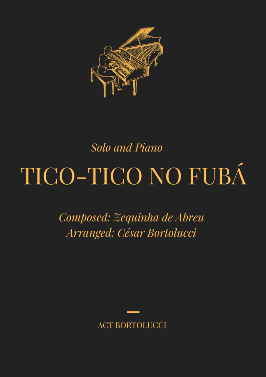 Tico-tico no Fubá - Soprano Sax and Piano Soprano Saxophone scores gallery preview page 1