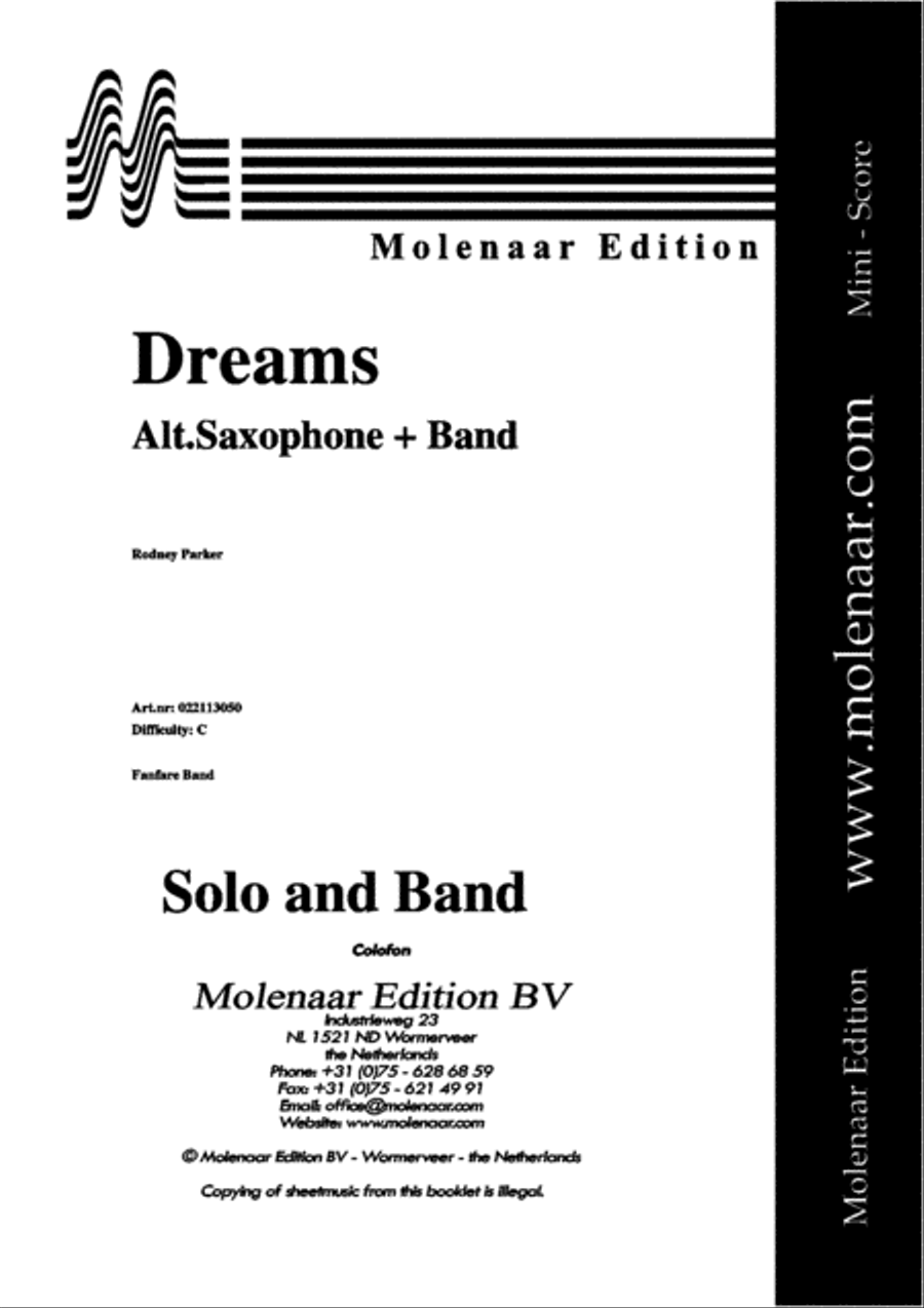 Dreams Fanfare Band scores gallery preview page 2