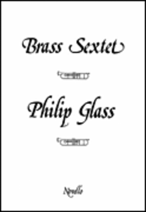 Book cover for Philip Glass: Brass Sextet (Score)