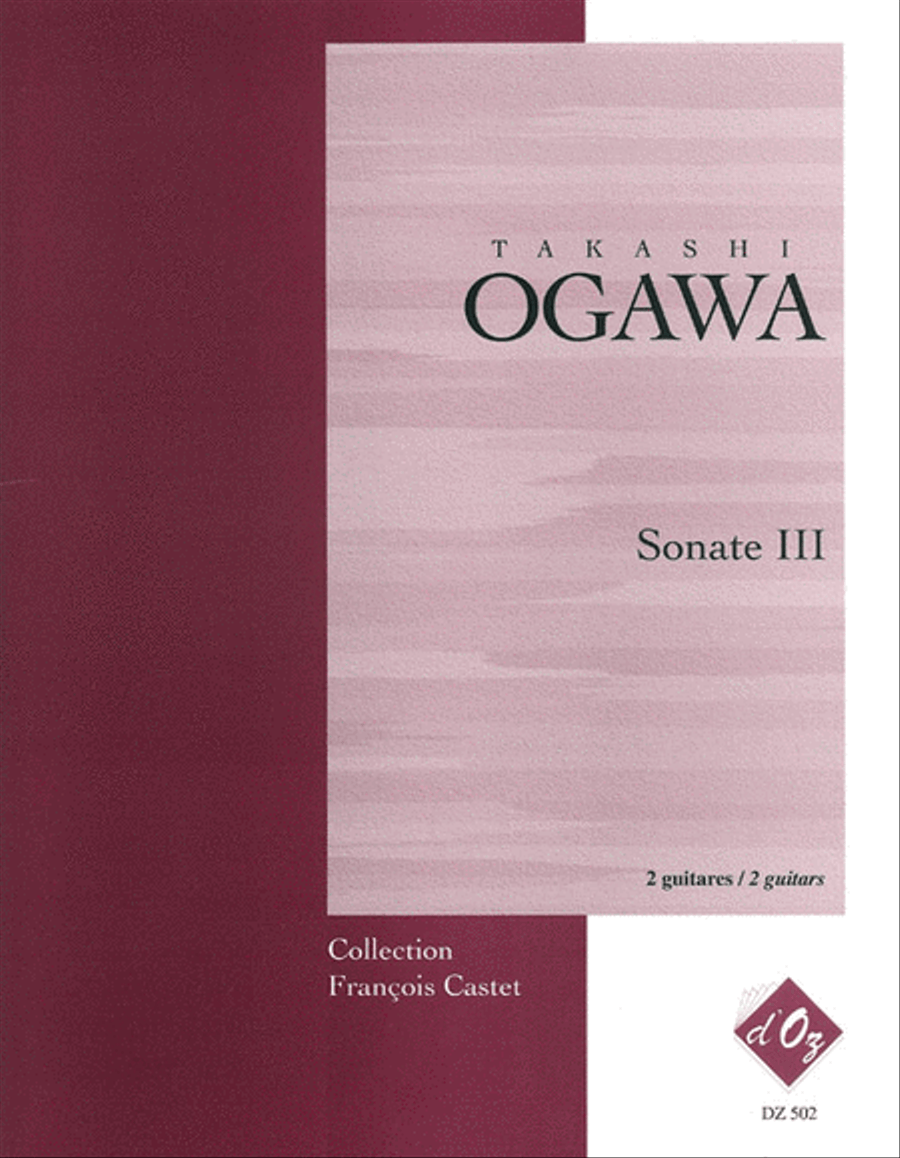 Sonate III Classical Guitar scores gallery preview page 1