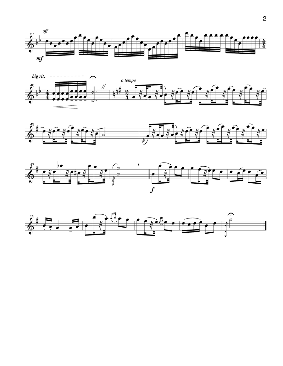 Humoresque by Dvorak String Quartet scores gallery preview page 2