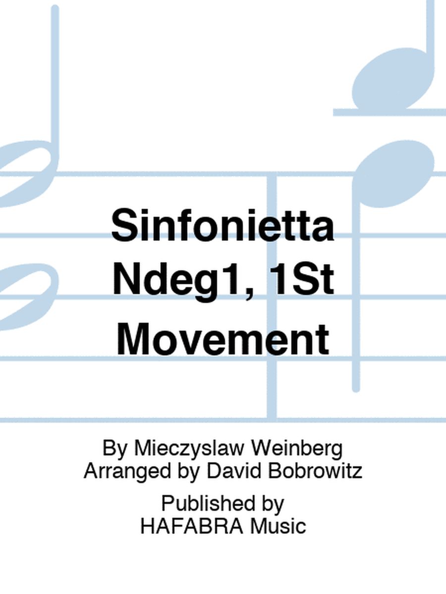 Sinfonietta N°1, 1St Movement