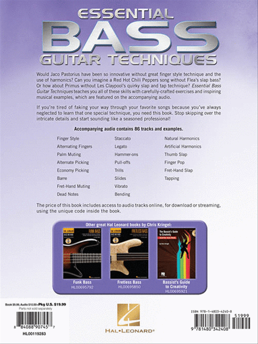 Essential Bass Guitar Techniques String Methods scores gallery preview page 2
