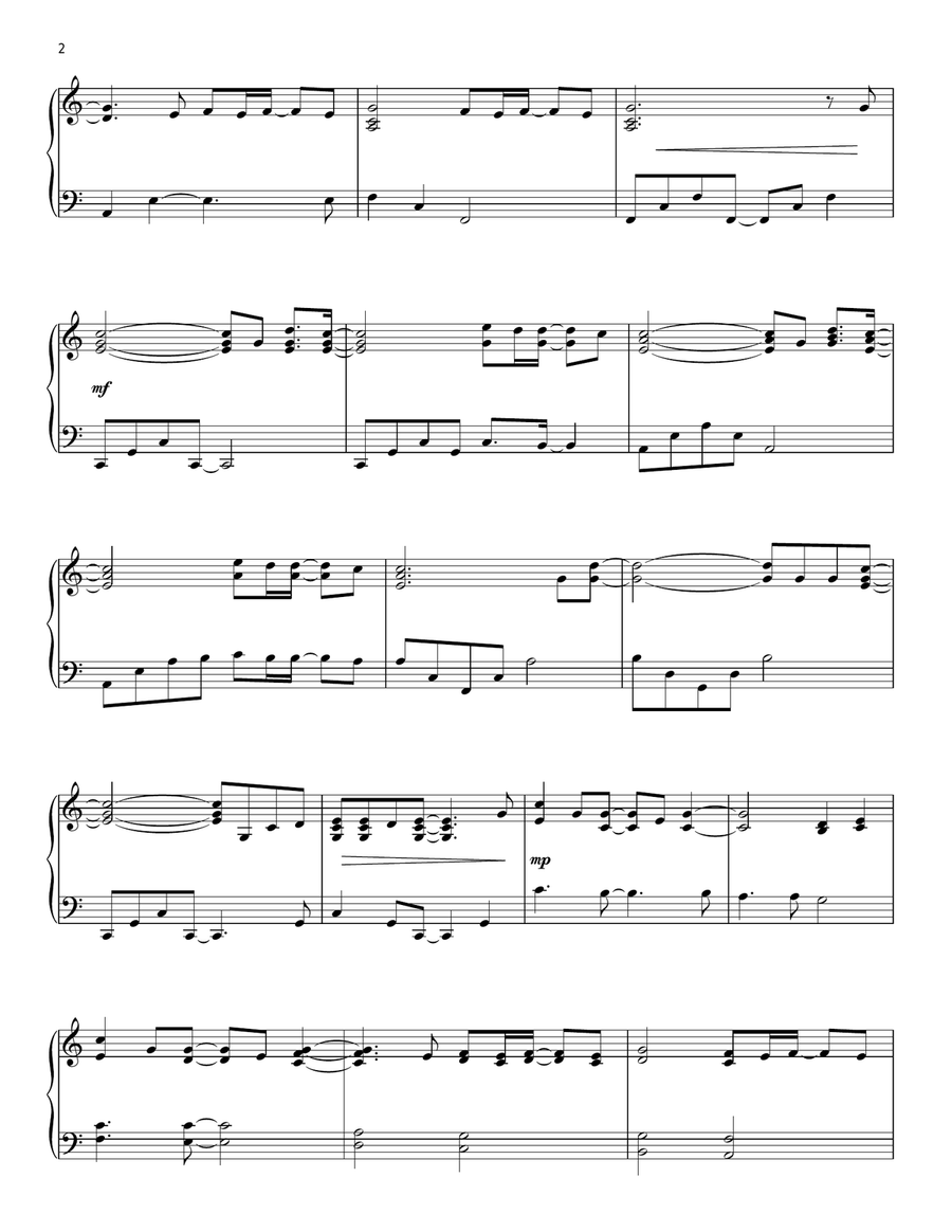 How Great Is Our God Piano Solo scores gallery preview page 2