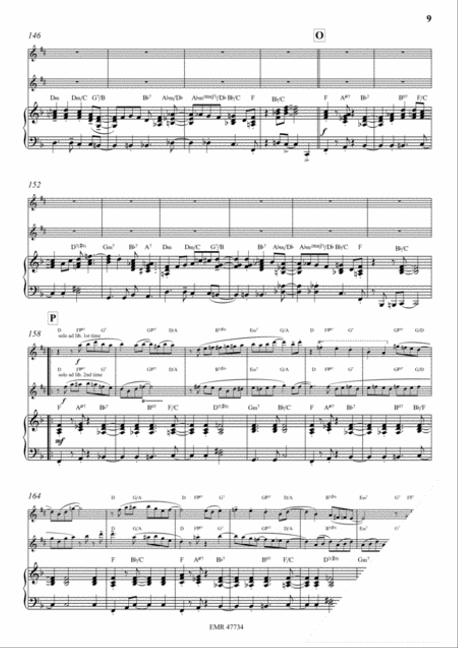 Jazzy Concerto Jazzy Concerto Alto Saxophone scores gallery preview page 9